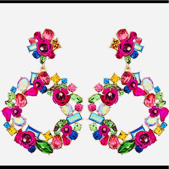 Betsey Johnson Jewelry - New betsey johnson BETSEYVILLA  WREATH EARRINGS